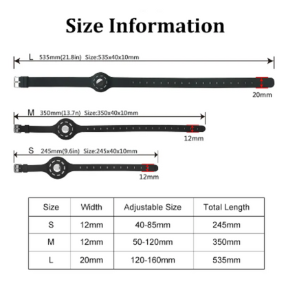 Silicone Anti-Lost Pet Cat Collar - Black