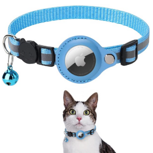 Genuine Airtag Cat Collar - Blue