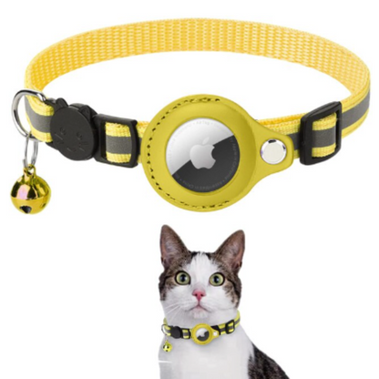 Genuine Airtag Cat Collar - Yellow