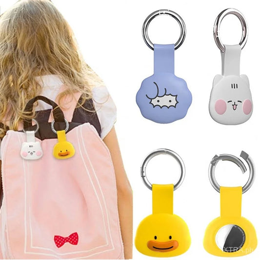 Duck Cartoon AirTag Protective Cover for Kids and All Ages