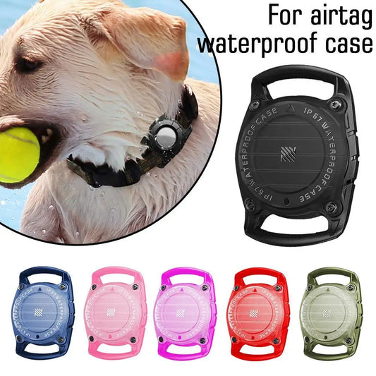 Waterproof GPS Finder Case for Apple AirTag Tracker - Pet Collar Holder