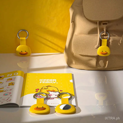 Duck Cartoon AirTag Protective Cover for Kids and All Ages