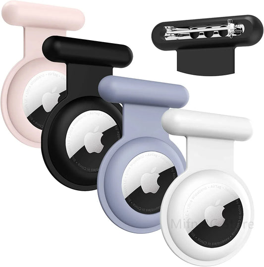 Invisible Pin Protective Silicone Airtag Tracker Case