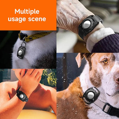 Waterproof GPS Finder Case for Apple AirTag Tracker - Pet Collar Holder