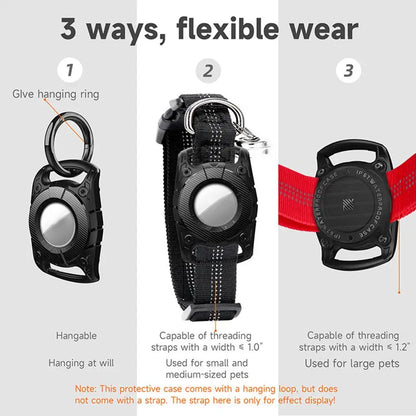 Waterproof GPS Finder Case for Apple AirTag Tracker - Pet Collar Holder