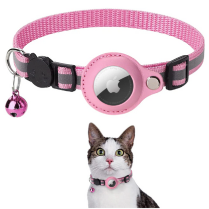 Genuine Airtag Cat Collar - Pink
